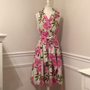Jessica Howard Floral Sleeveless Dress